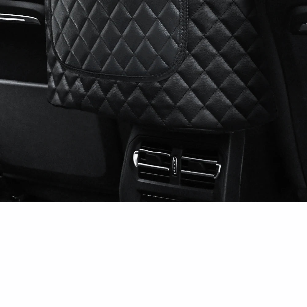 Large Car Middle Seat Storage Bag with Net Pocket