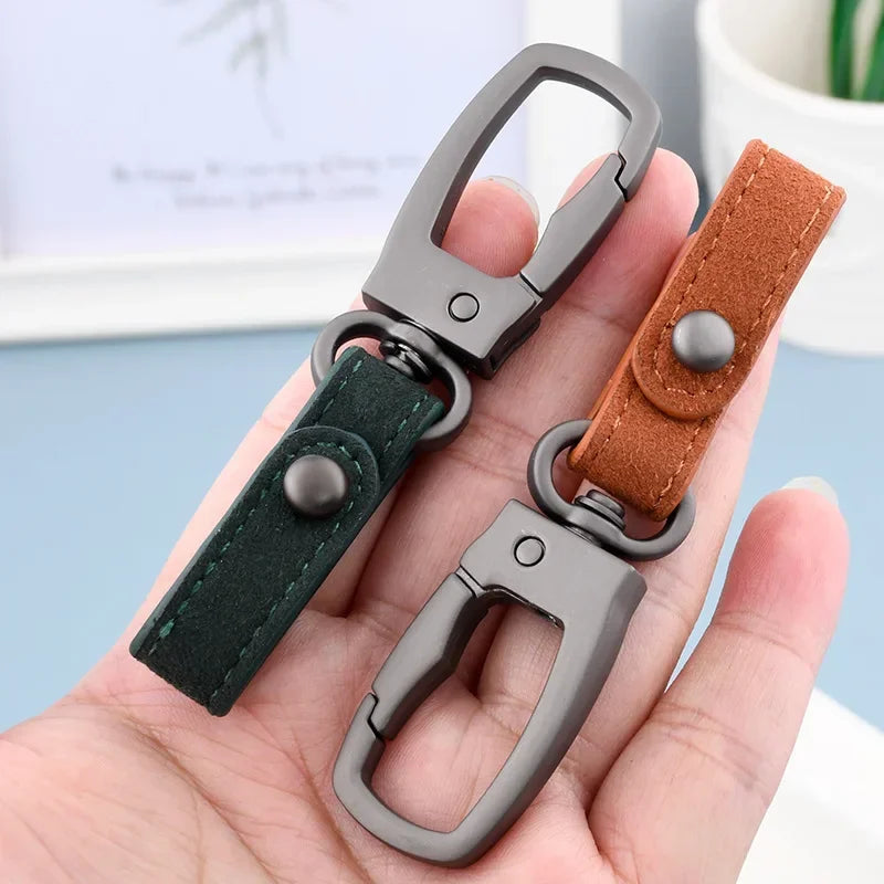 Fashion Handmade Keychain Leather Keyring DIY Car Keychain Key Holder Keys Organizer Charm Keychain Accessories