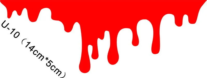 Dripping Tail Light Vinyl Decals for Car and Motorcycle Lights - view 15