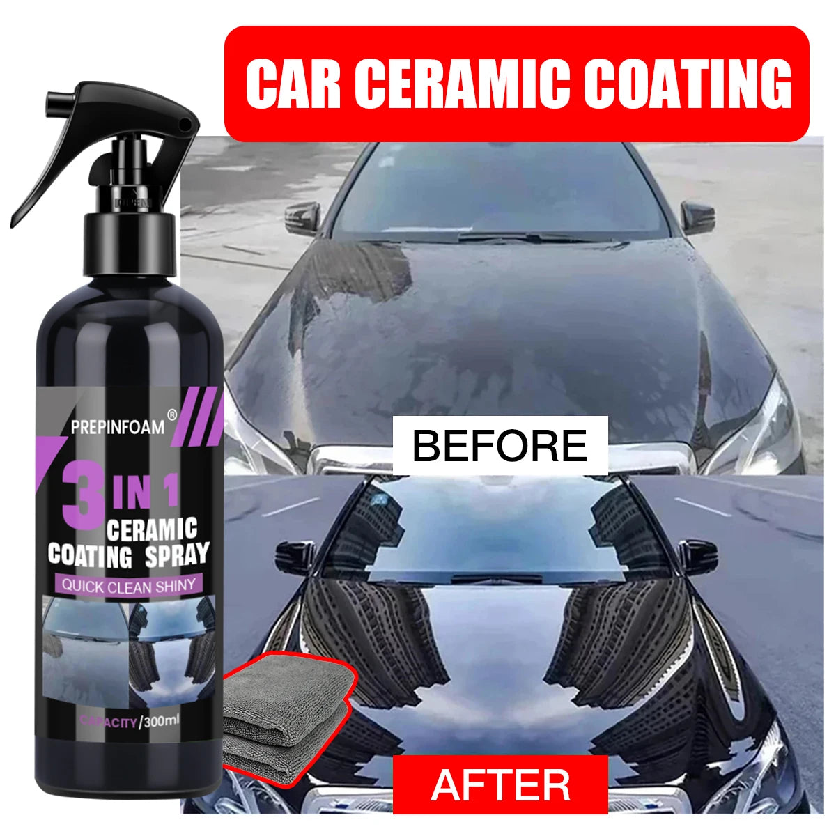 Nano Ceramic Coating Spray for Car Paint