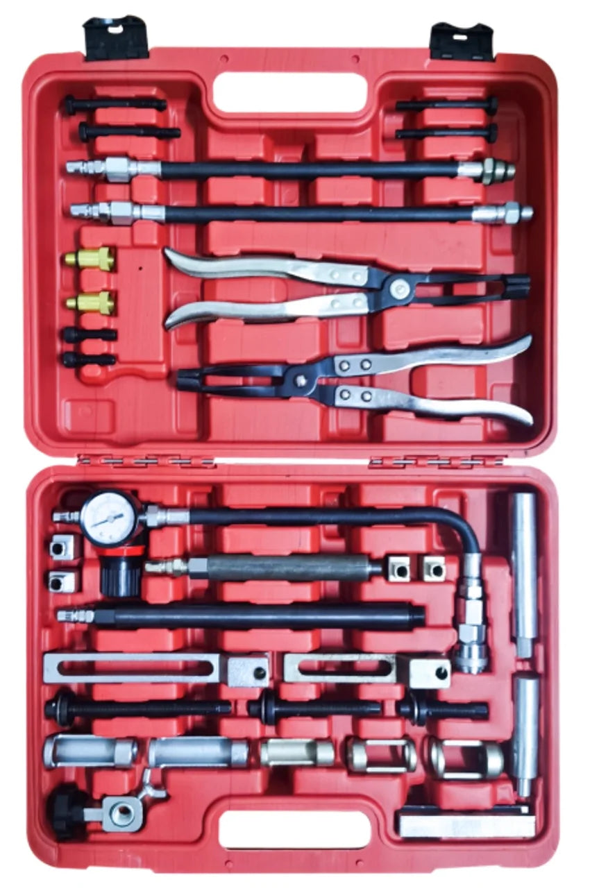 Valve Oil Seal Tool Kit Cylinder Head Valve Spring Compressor Installer - image 7