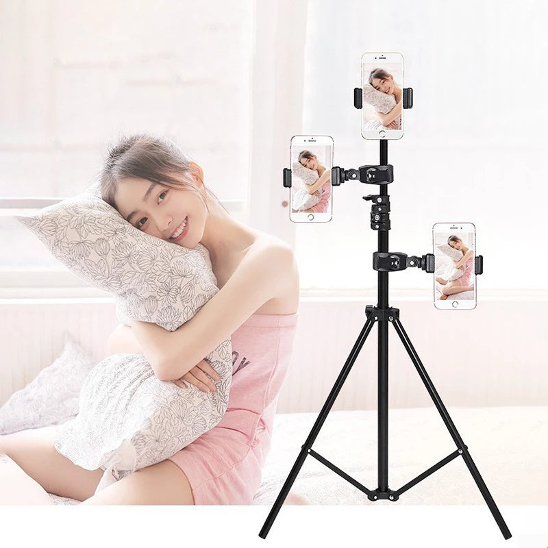 Heavy Duty Metal Alloy Light Stand Tripod For Photo Studio Softbox Video Flash Reflector Lighting Background Stand 1.6M 2.1M