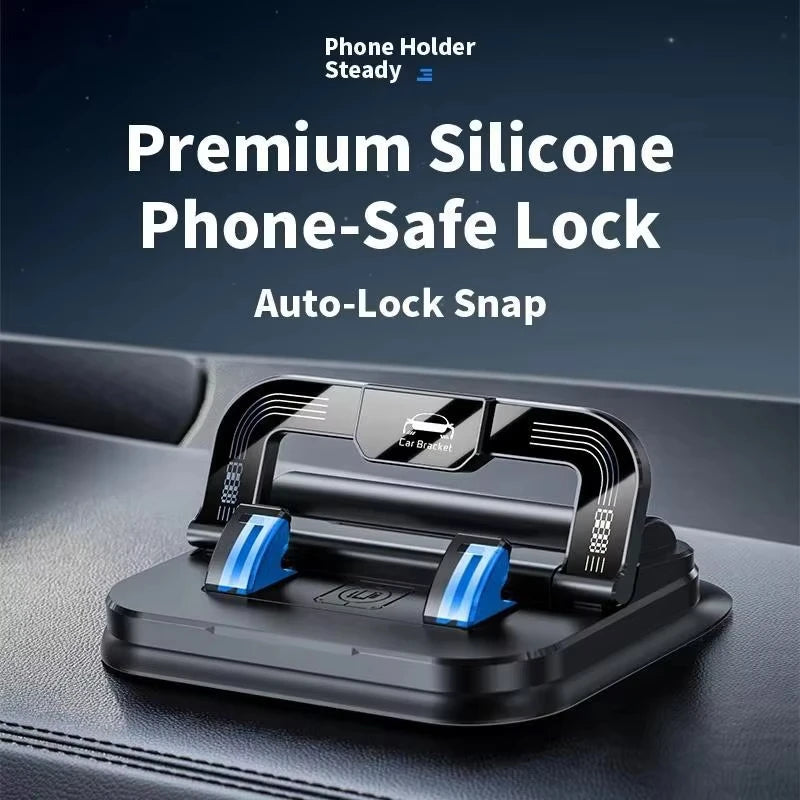 360° Rotatable Universal Car Phone Holder with Number Plate Dashboard Mount Easy Install Vehicle Mobile Phone Holder