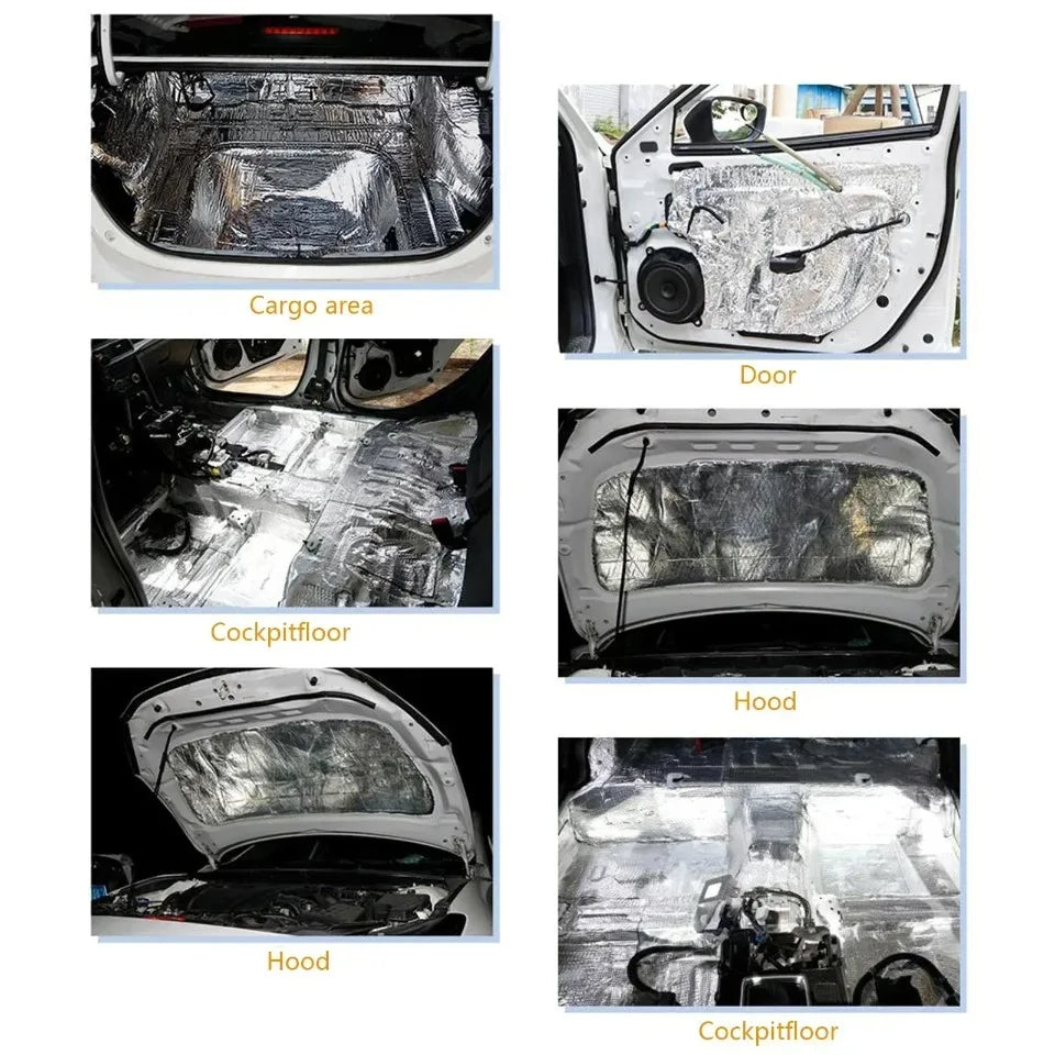 Self adhesive sound deadening foam roll, aluminium foil insulation for car and wall