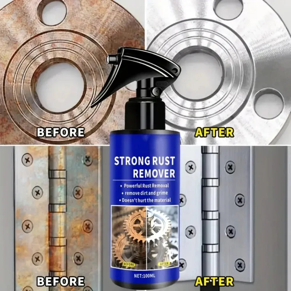 Quick-Acting Rust Remover Spray for Exhaust Pipes and Wheel Hubs