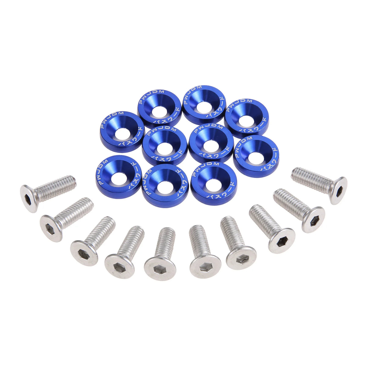 M6 Anodized Aluminum Fender Washers & Bolts - Set of 20 - image 9