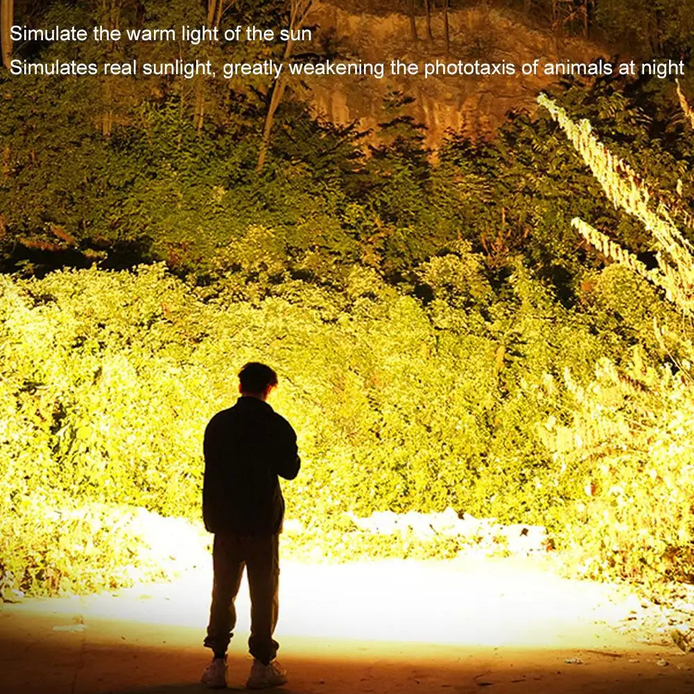 Magnetic Mini Work Light Portable LED Spotlight Lantern Strong Light Flashlight Outdoor Camping Fishing Emergency Rechargeable