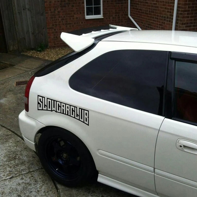"Slow Car Club" JDM Vinyl Decal for Cars and Trucks