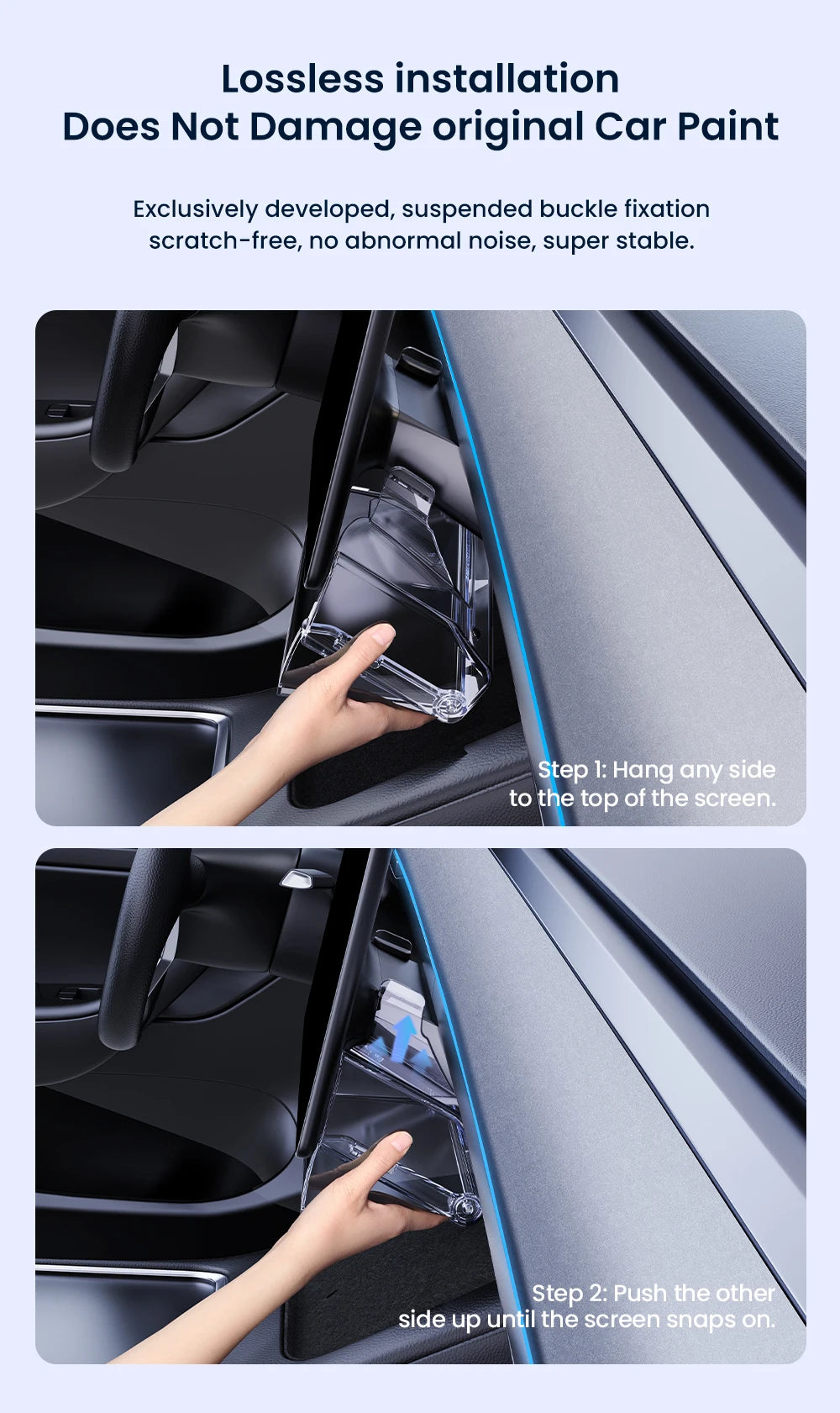 Magnetic Under Screen Storage Box for Tesla Model 3, Y and YL