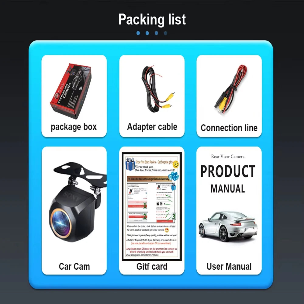 1080P Car Rear View Camera with 200° Fisheye Lens - image 6