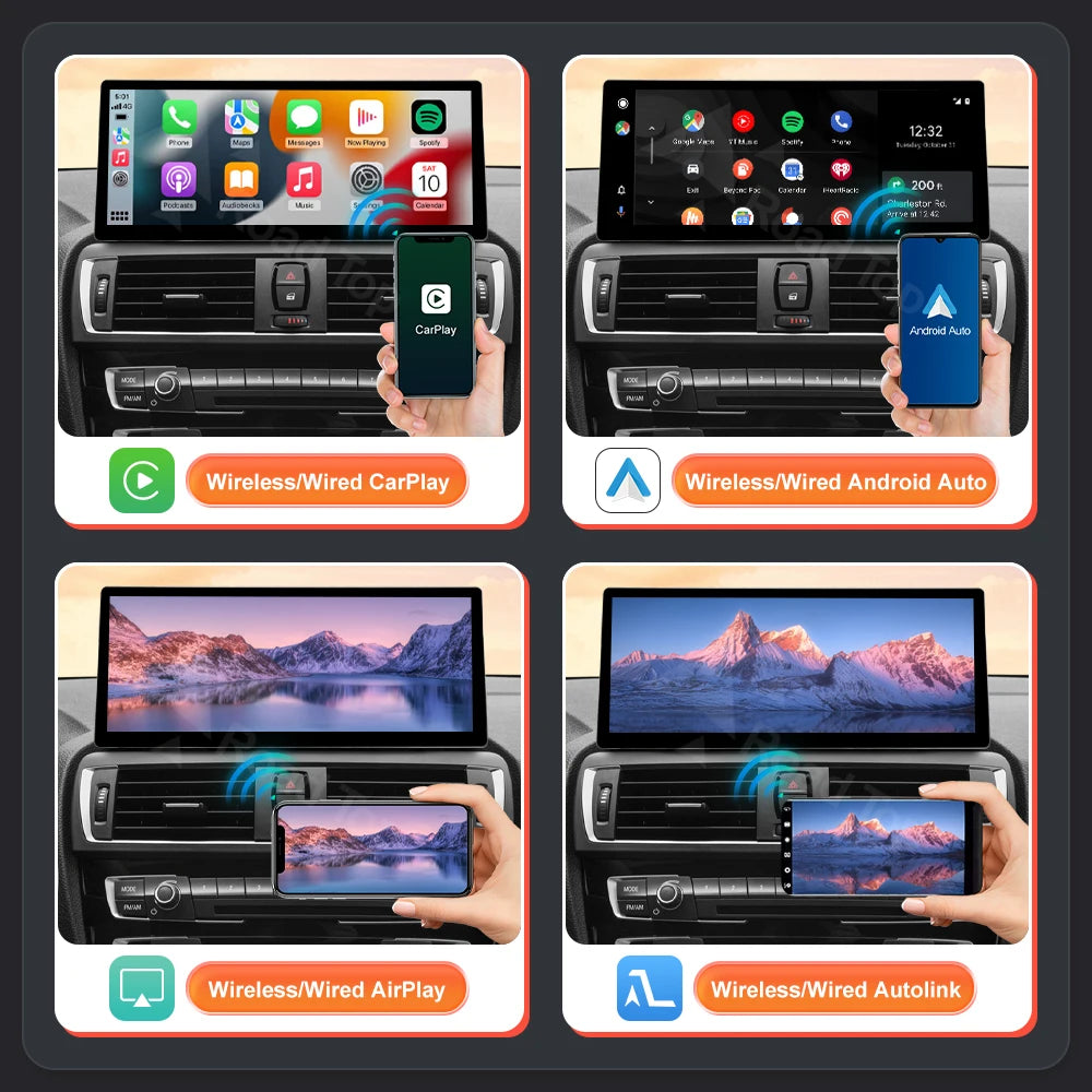 12.3'' Wireless CarPlay Display for BMW 1/2 Series F20/F21 - image 5