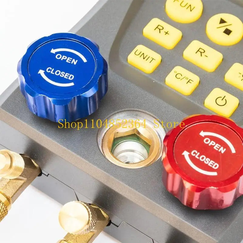 Refrigeration Digital Manifold Gauge Dy517 Car Air Conditioner Pressure Temperature Electronic Manometer Gauge Tester