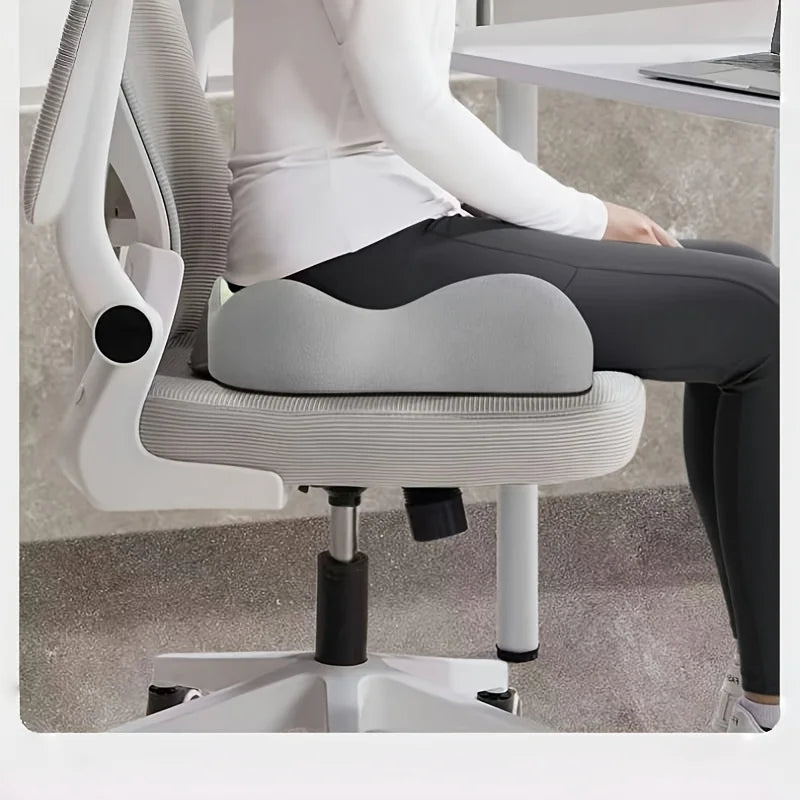 1pc Summer Breathable Car Seat Cushion, Memory Foam Coccyx Pad, Fashionable,Comfortable, Anti-Slip Soft Support, Water Washable