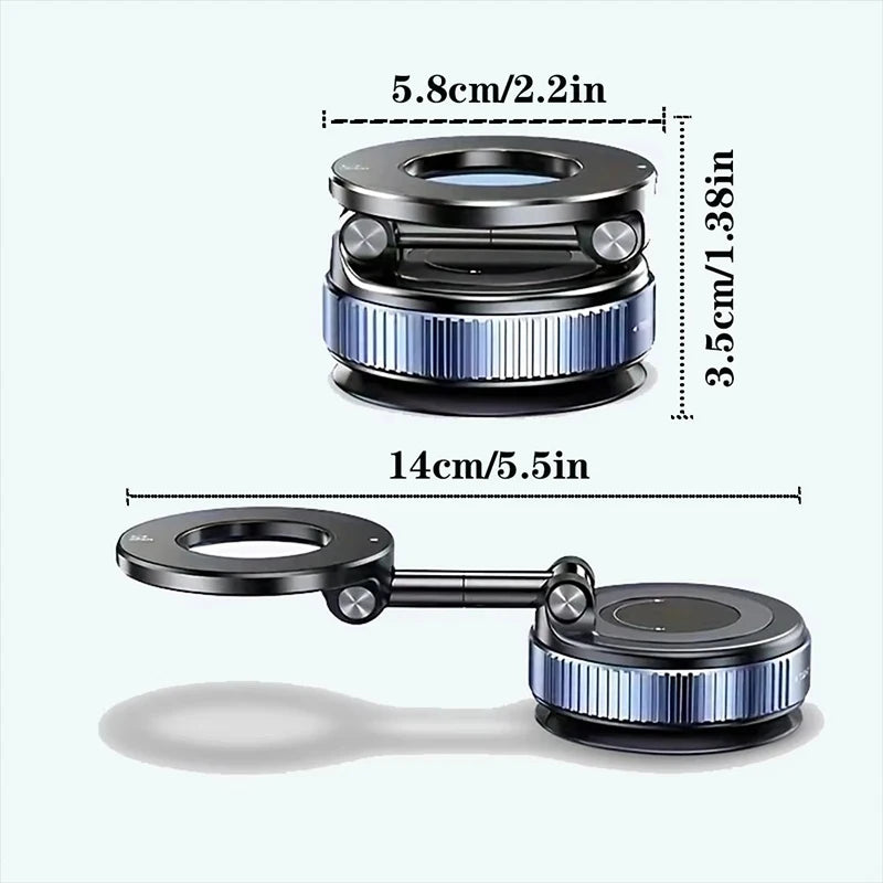 Magnetic Car Phone Holder - 360° Rotating Dashboard & Windshield Mount - image 6