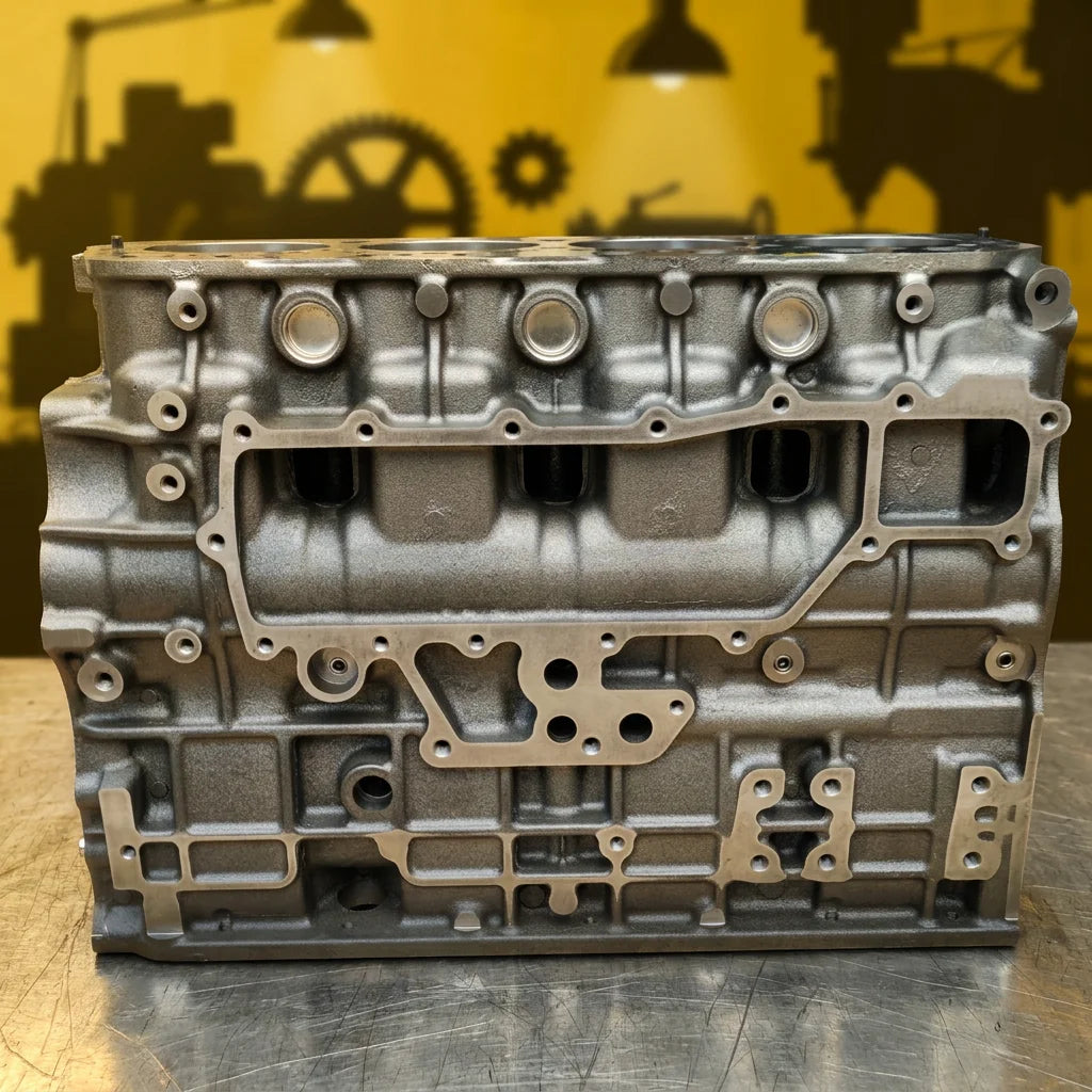 4D34 Bare Engine Cylinder Block for Mitsubishi Fuso Canter Trucks - view 7
