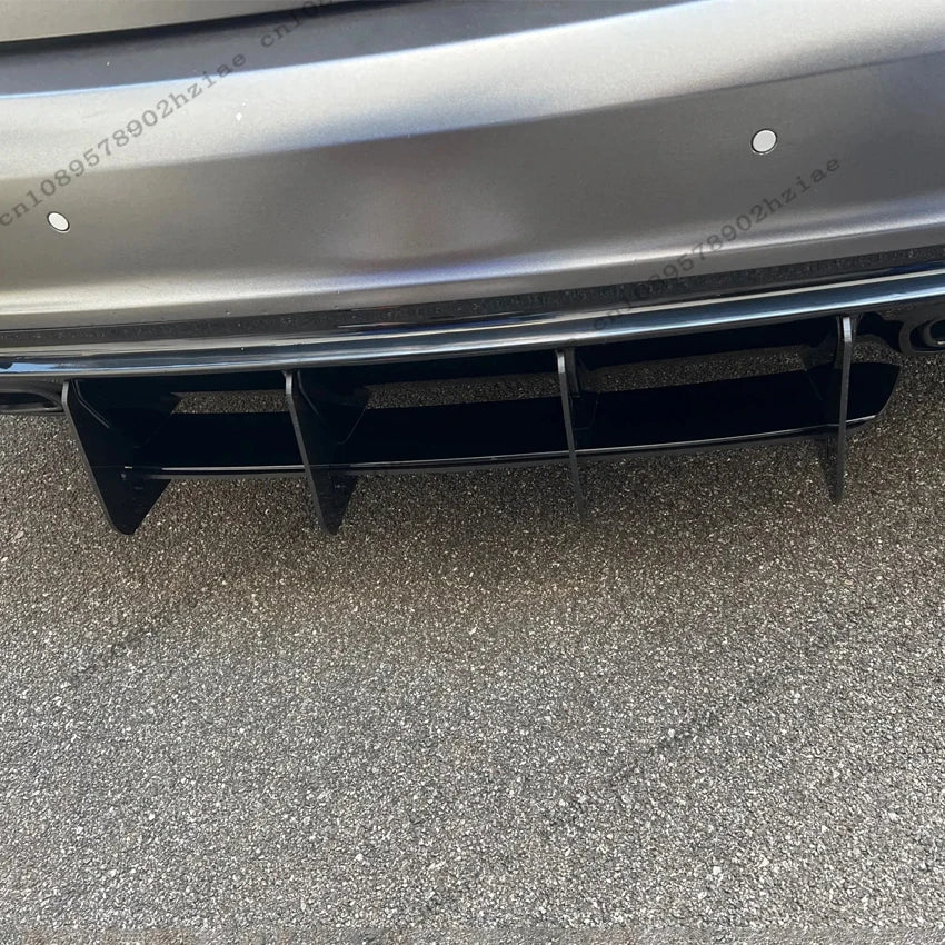 Rear Bumper Lip Diffuser For Mercedes-Benz A Class W176 A160 A180 A200 A250 A260 A45 AMG 2013-2018 Hatchback Air Splitter Tuning