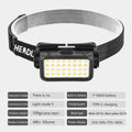 Rechargeable Headlamp with 32 LED 5 Modes Adjustable Headlight Portable for Outdoor Adventures at Night Fishing Walking Hiking