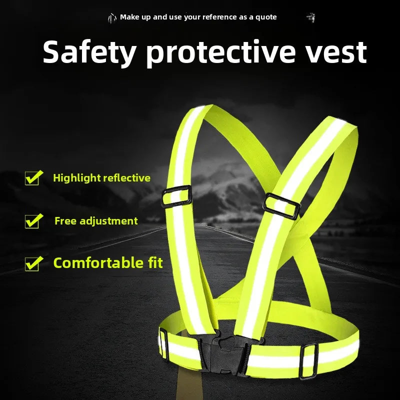 Reflective Safety Vest Backpack for Night Cycling & Running - image 2