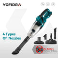 Cordless Handheld Vacuum 10kPa – Car & Home, Makita 18V Battery