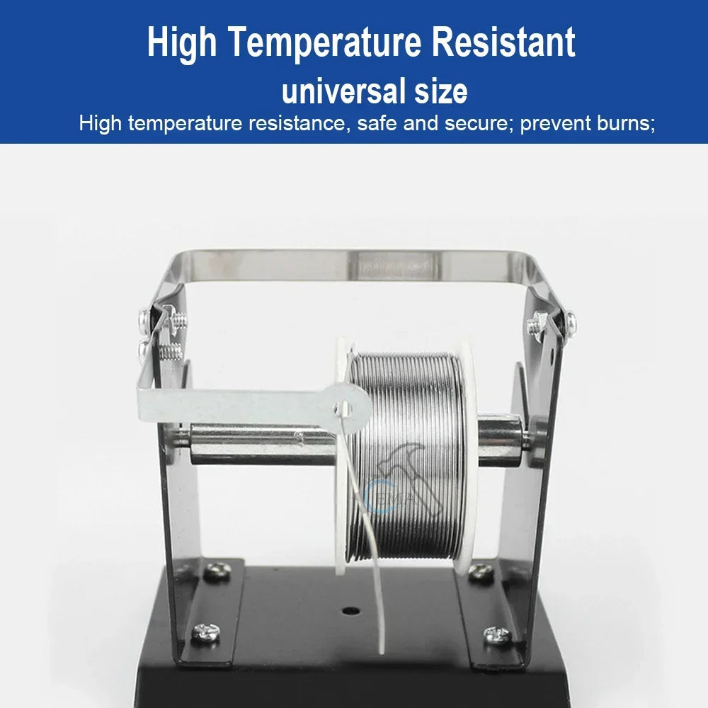 Solder Dispenser Reel Soldering Wire Stand Holder For Soldering Iron Stand Tin Welding Wire Bracket Tin Wire Rack Line Seat