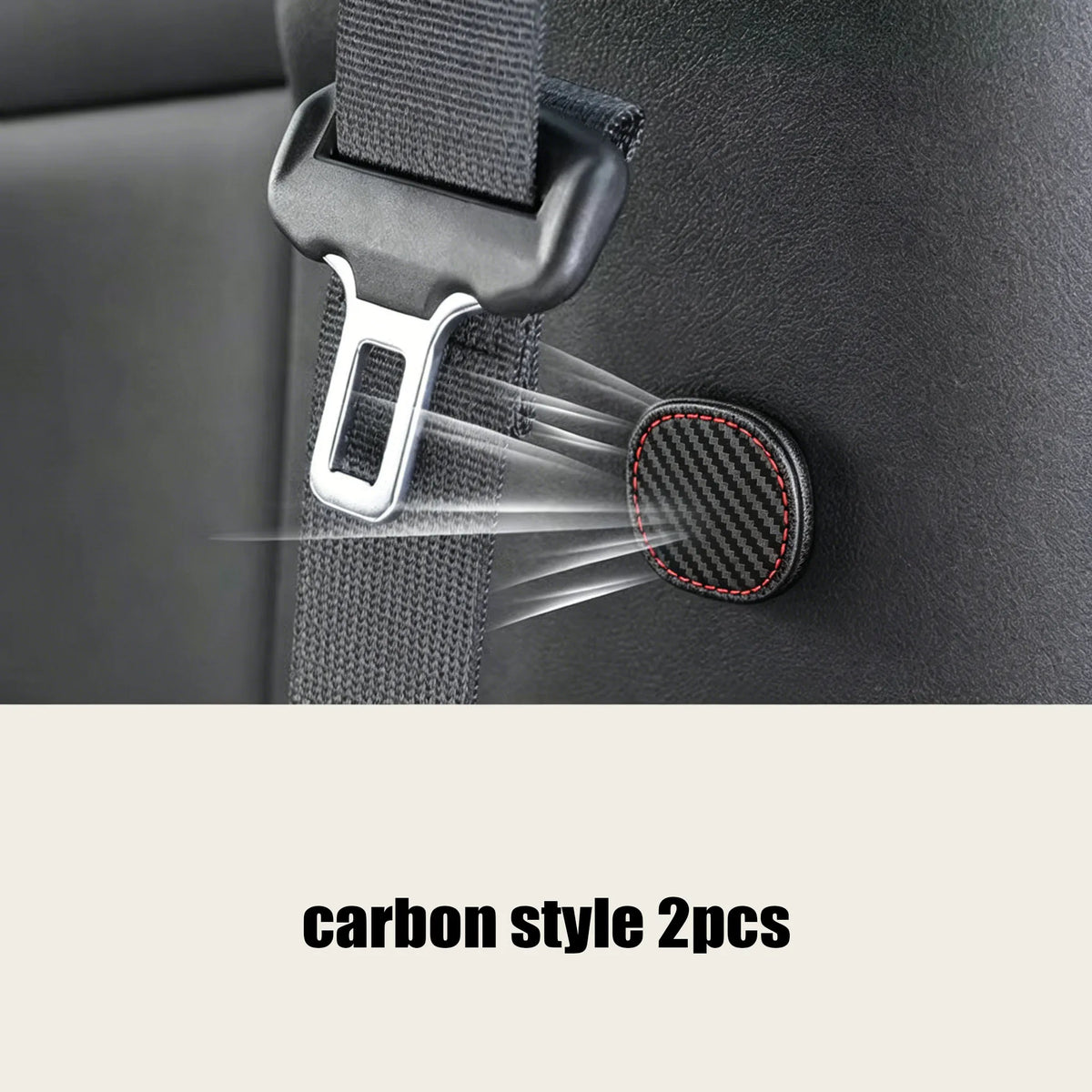 Magnetic Car Seat Belt Holder Fixing Clip Pu Leather Seatbelt Limiter Stopper For Safety Belt Clip Prevent Falling