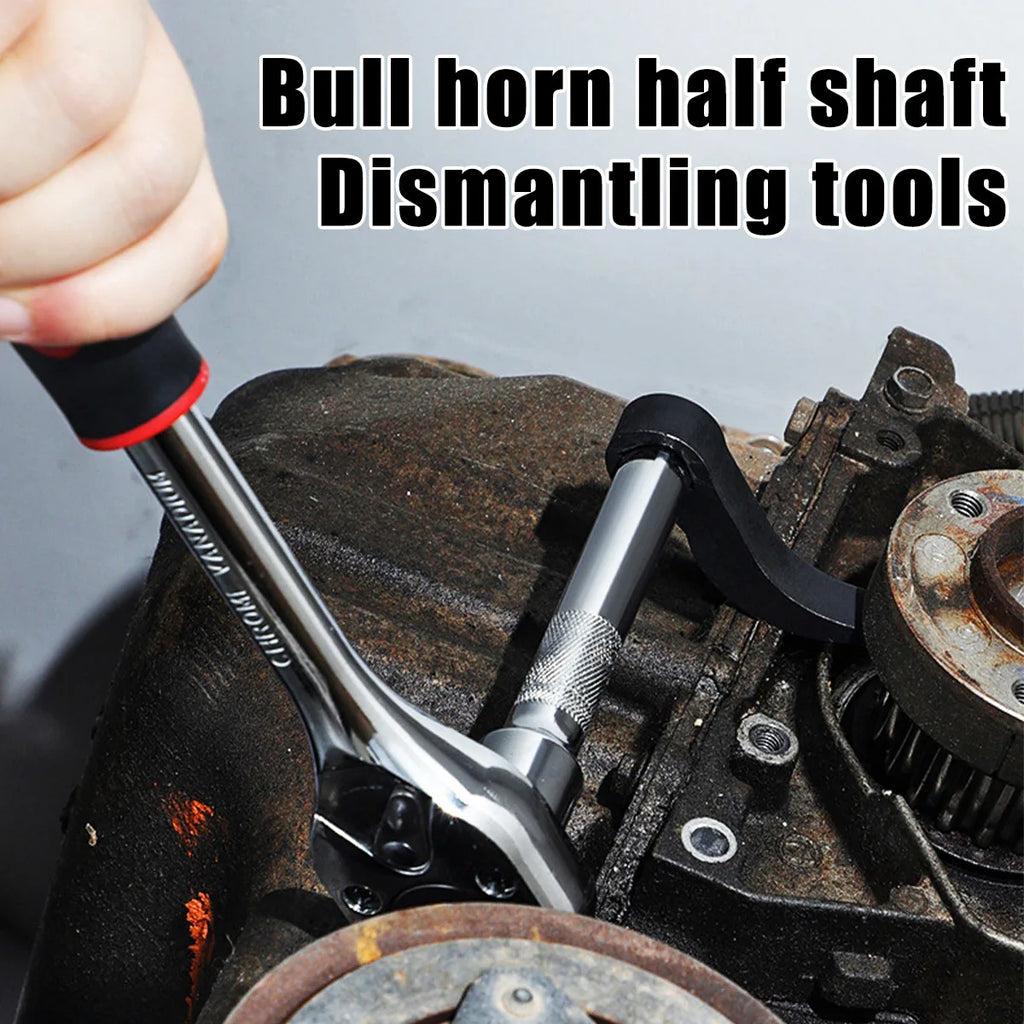 Angle Half Axle Pry Bar Adapter for Open End Wrench Disassembly - image 4