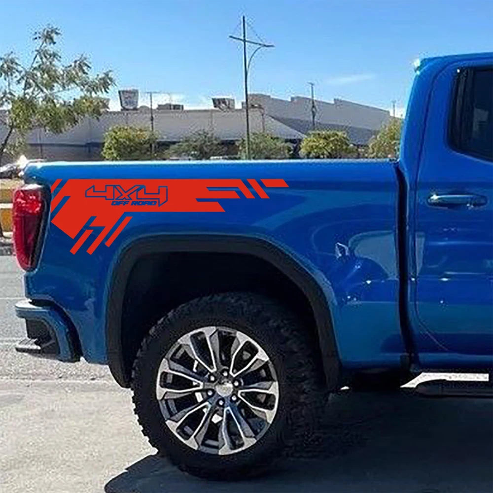 4x4 Off-Road Body Side Decal for Pickup Trucks (2pc)