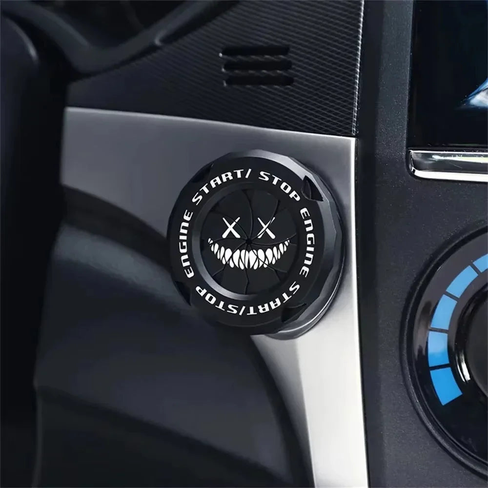 Rotating Start Stop Button Protective Cap for Car and Motorcycle - view 17