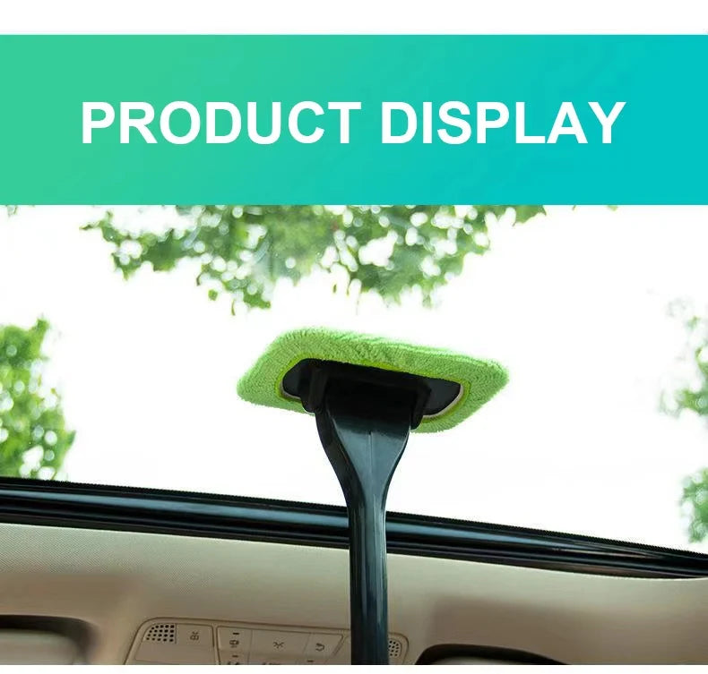 Car Interior Window Cleaning Brush with Long Handle
