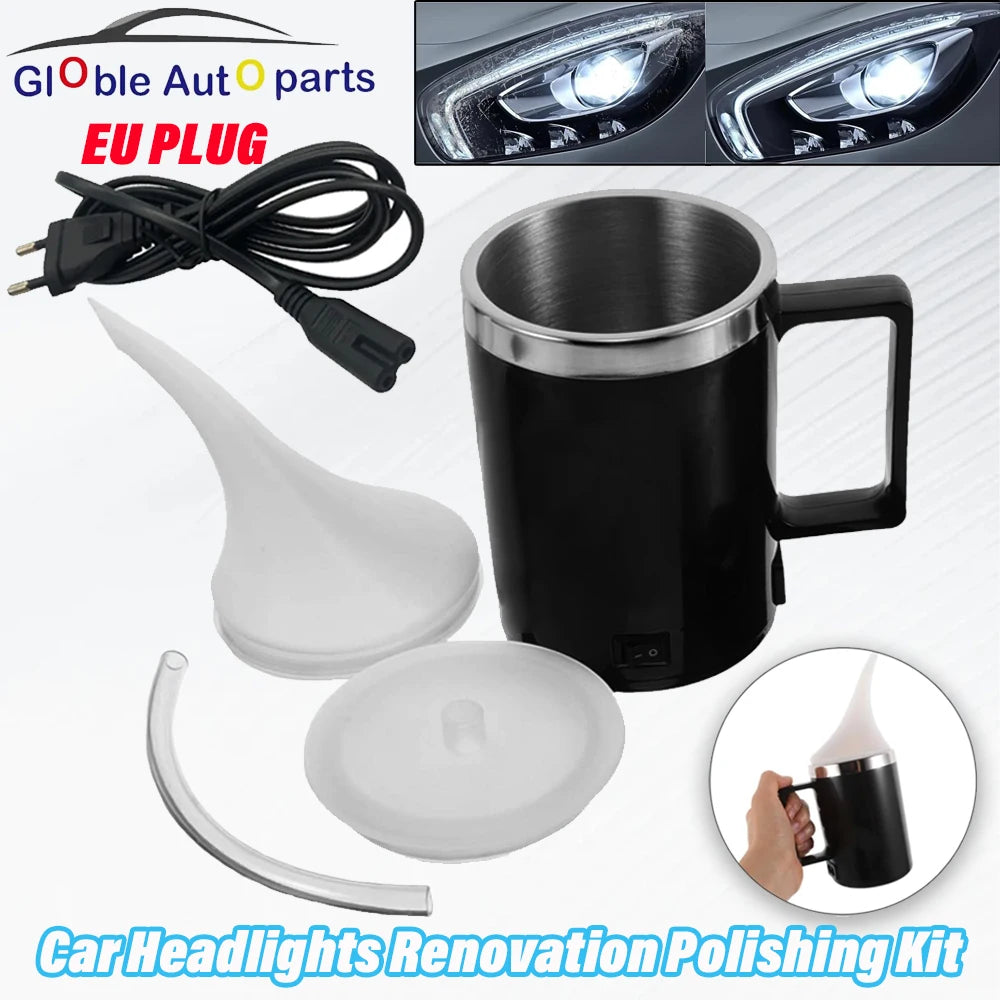 Headlight Restoration Kit Workshop Automotive Care Tools No Liquid Polymer Headlights Car Headlights Renovation Polishing Kit