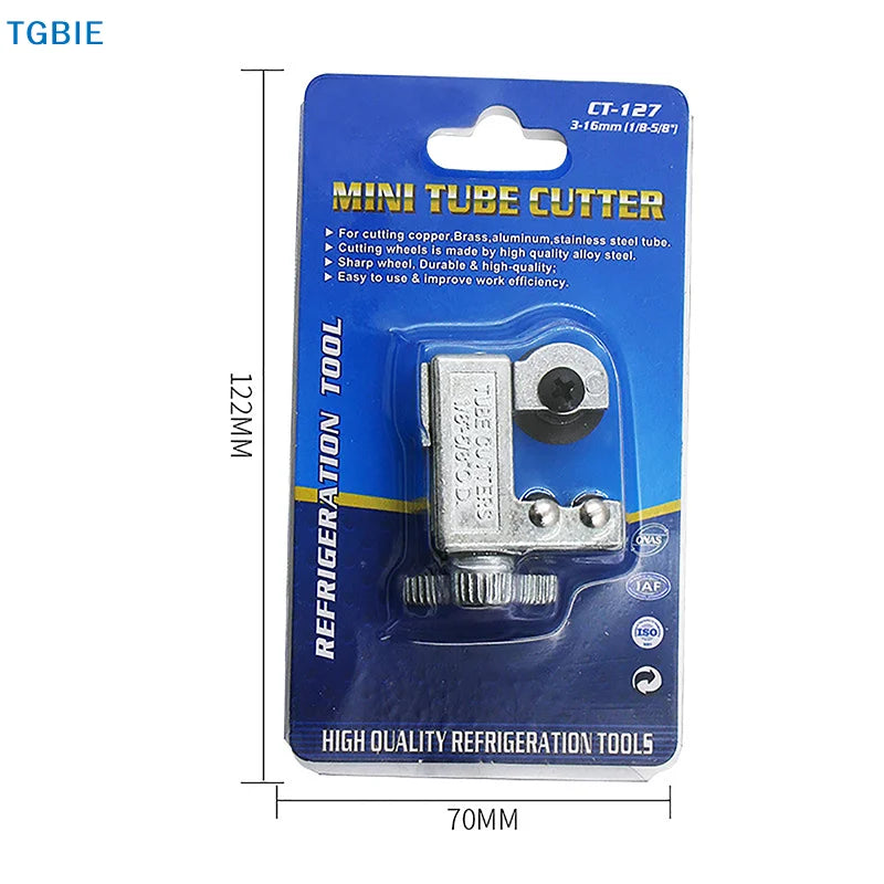 Mini Pipe Cutter Tube Cutter for Copper Brass Aluminium Stainless Steel Pipes