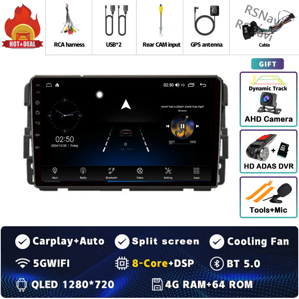 9" Android Car Stereo for Chevy GMC with CarPlay & Android Auto - image 42