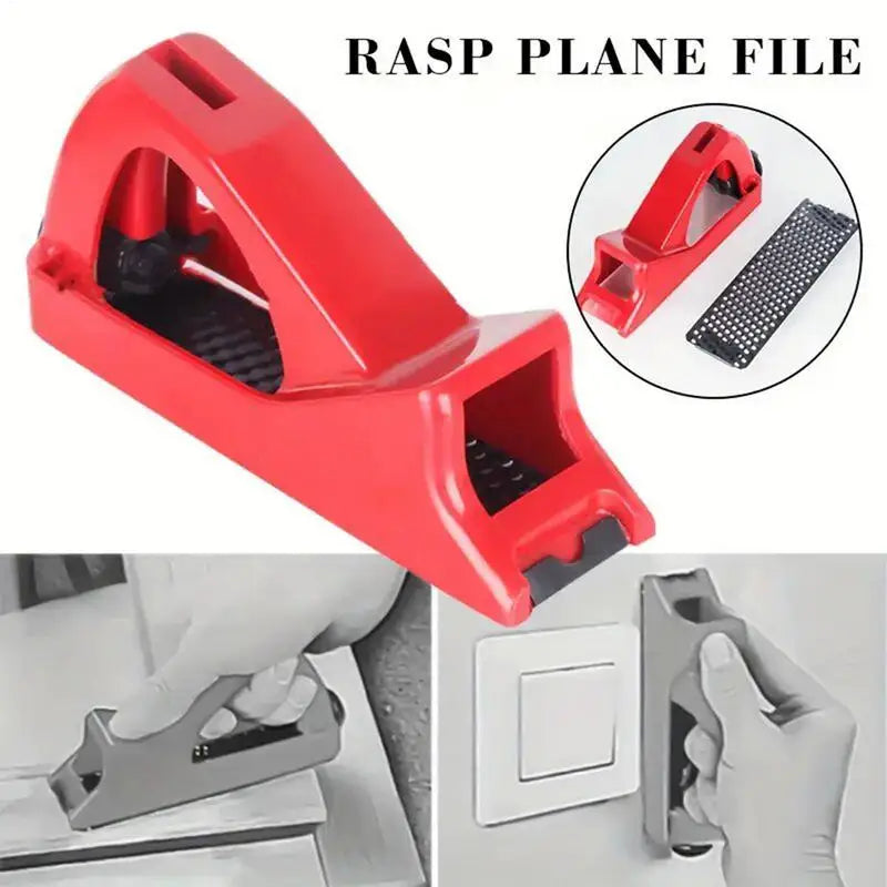 Drywall rasp and plasterboard planer, edge trimming tool for gypsum board