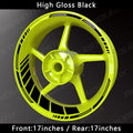 Reflective 17-Inch Wheel Rim Stripe Stickers - image 8