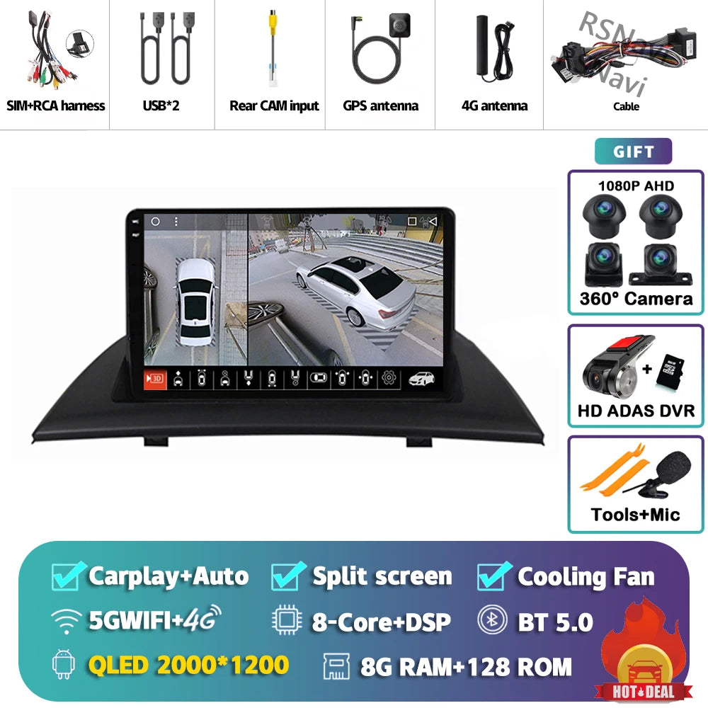 Android Car Stereo for BMW X3 E83 2004-2012 Carplay GPS - image 9