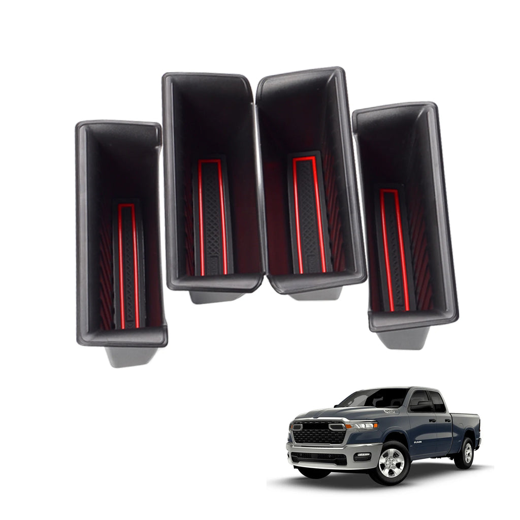 Dodge Ram 1500 Door Handle Organizer Trays (2019-2026), 4 Pack - image 4