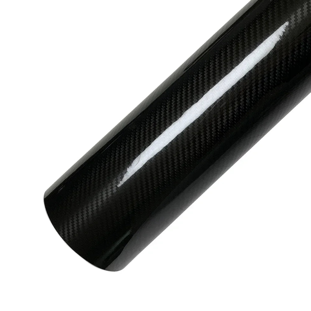 Carbon Fiber Car Body Vinyl Wrap, Matte and Glossy Black Film - view 36