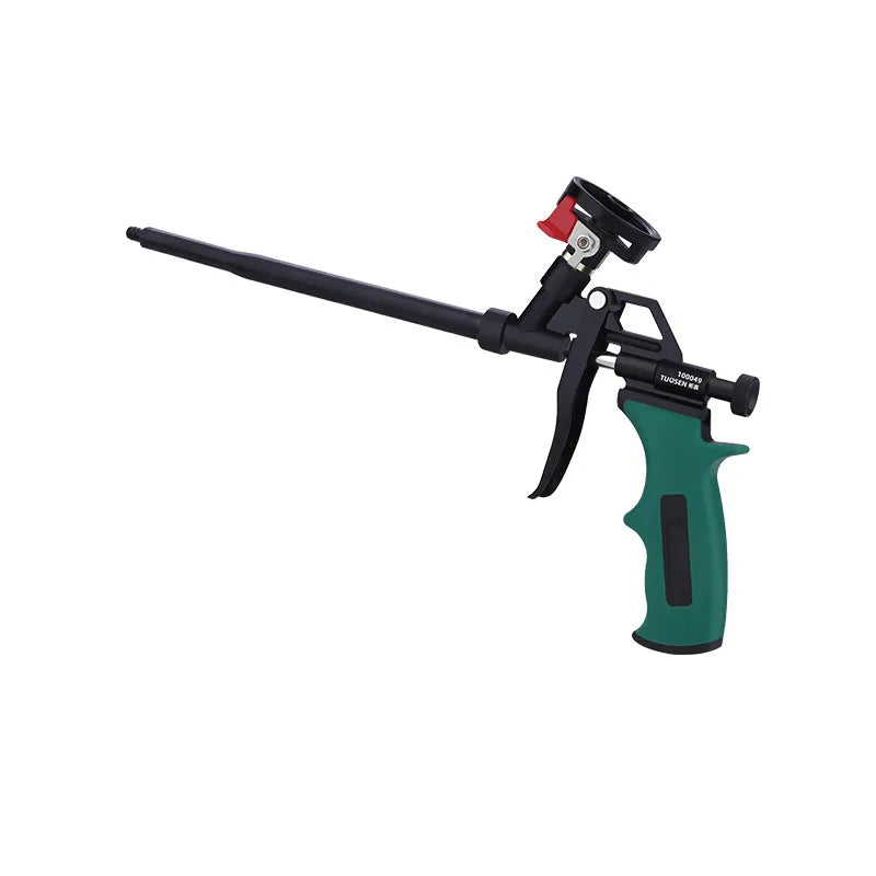 Expanding foam gun, professional insulation and caulking applicator
