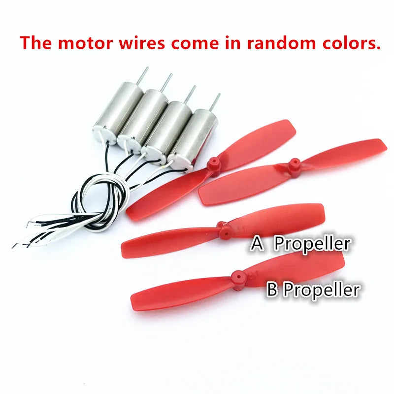 4pc DC 3.7V 50000rpm Coreless Motors with Propellers for Micro FPV - view 2