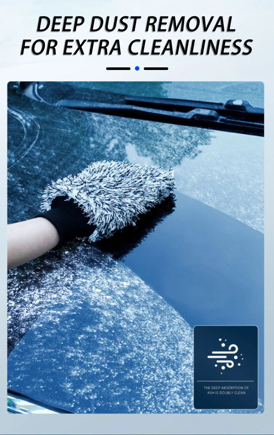 Microfiber Car Wash Mitt or Wheel Spoke Brush