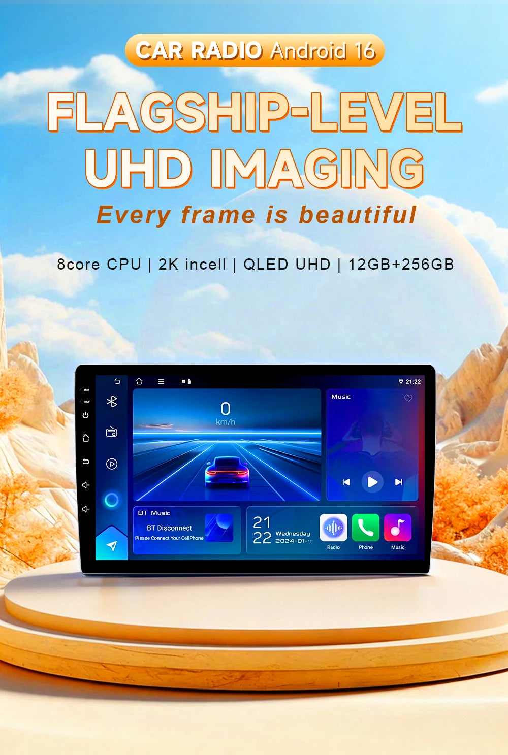 10-Inch Touchscreen Radio for Nissan Qashqai - CarPlay & Android Auto - image 15