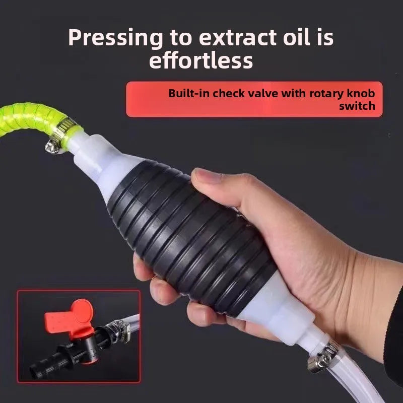 Universal Car Fuel Pump Kit Cut Pipe Manual Hand Suction Pipe Pumping Durable 1 Pcs for Liquid Petrol Tuning Fuel Diesel Pump