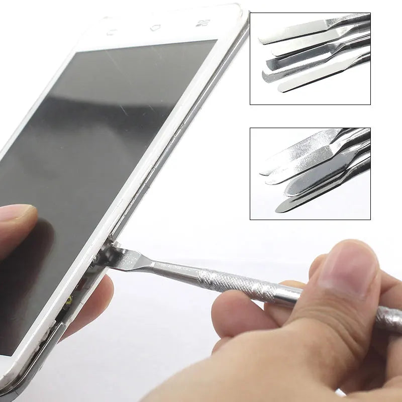Double-Ended Stainless Steel Metal Spudger Pry Bar - Electronics Opening Repair Tool