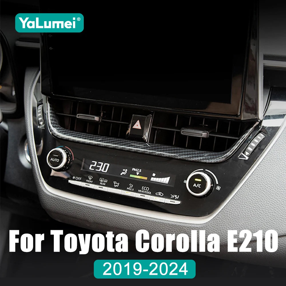 Toyota Corolla E210 Navigation Trim Cover - Carbon Fiber
