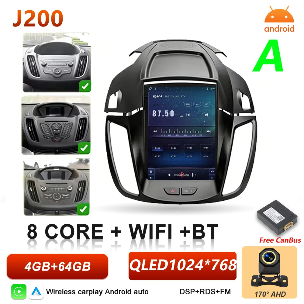Ford C-MAX & Kuga 2 9.7 Inch Car Radio Wireless CarPlay & Android Auto - image 15