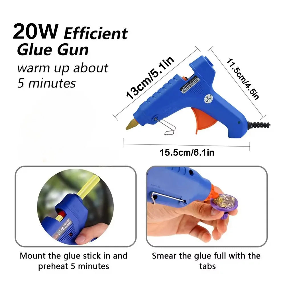 Car Dent Repair Kit - Slide Hammer T-Bar Puller with Glue Tabs, 37Pcs - image 4