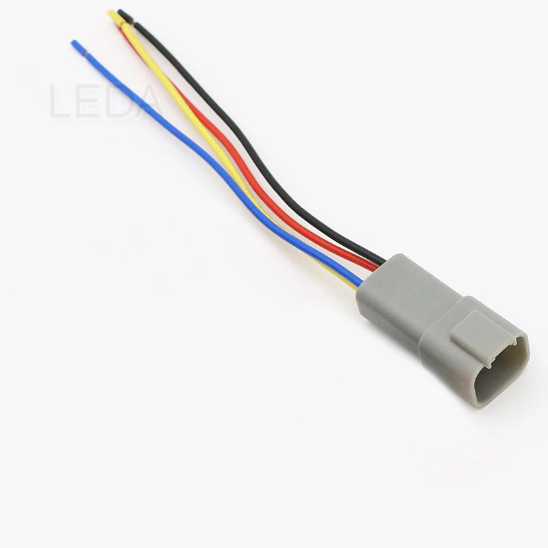 DT Style Waterproof Automotive Connector, Pre-Wired, 2 to 12 Pin