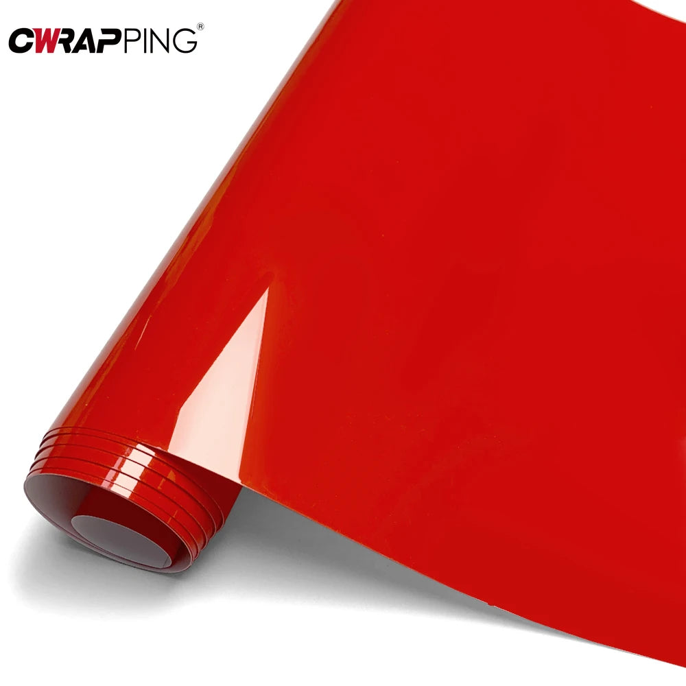 Glossy PET Vinyl Wrap Roll – Bubble-Free Car & Motorcycle Sticker