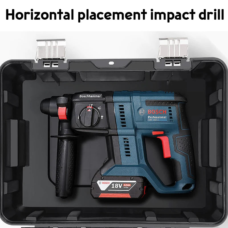Large Tool Box Household Portable Tool Box Waterproof Hard Case Hardware Tool Box Organizer Car Tool Box Organizer Drill Case