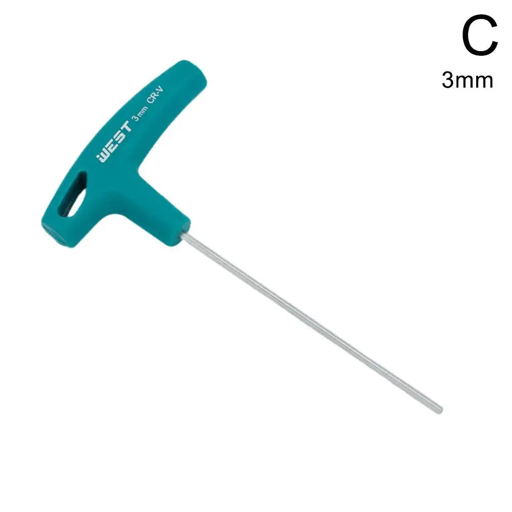 Professional Hex Allen Wrench T-Handle Set 2mm to 10mm Hexagonal Wrench Tools